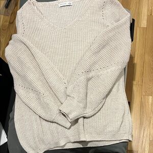 Gentle Fawn V-Neck Sweater in Cream